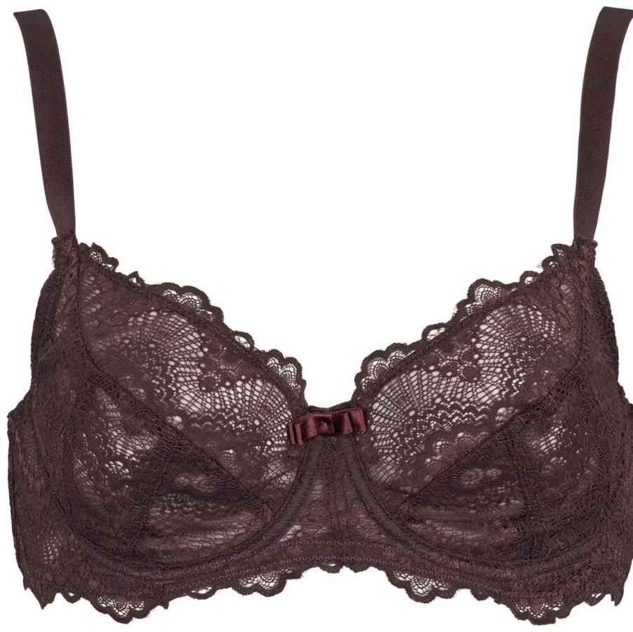 Undertoj Missya | Tanya Wire Bra - Dark Brown