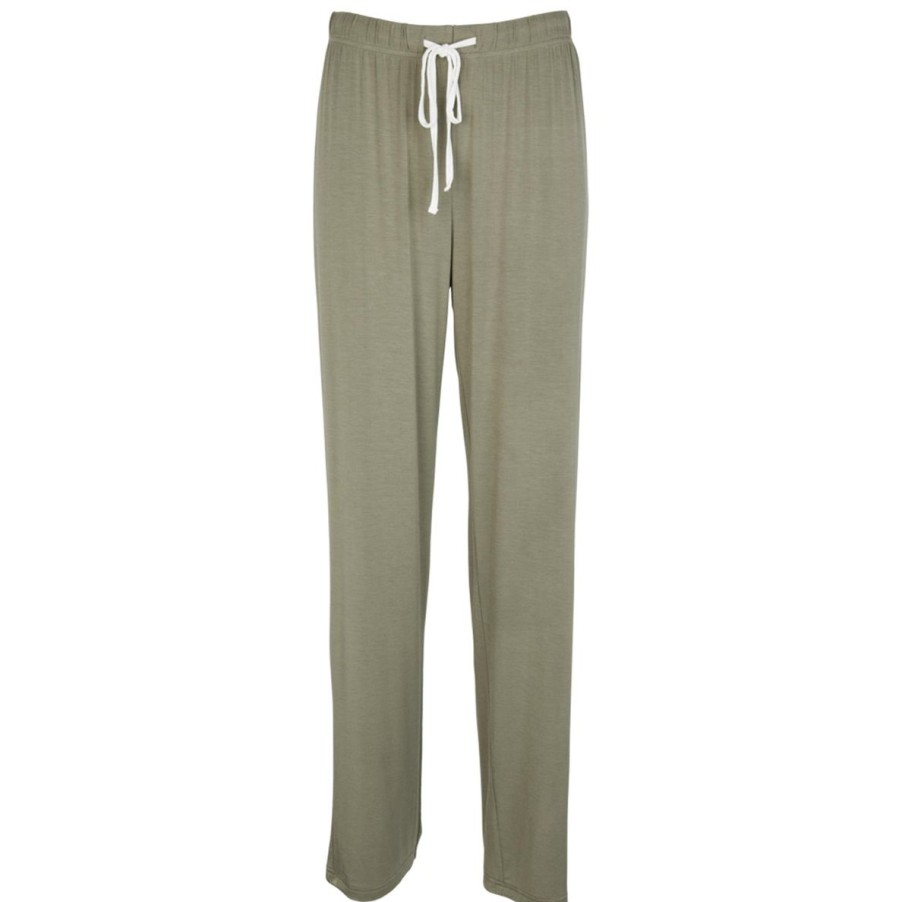 Hyggetoj Missya | Softness Wide Pant - Deep Lichen Green