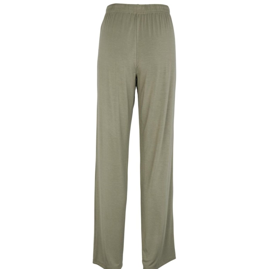 Hyggetoj Missya | Softness Wide Pant - Deep Lichen Green