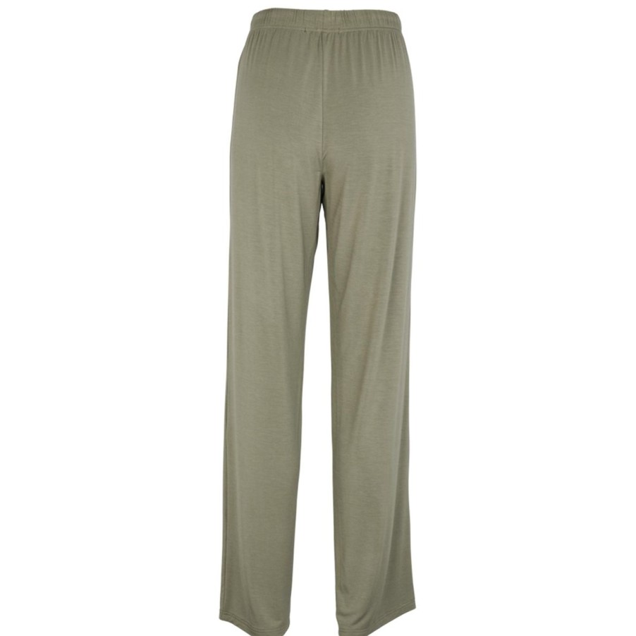 Hyggetoj Missya | Softness Wide Pant - Deep Lichen Green