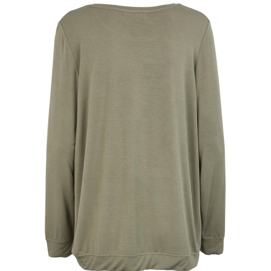 Hyggetoj Missya | Softness Shirt Ls - Deep Lichen Green