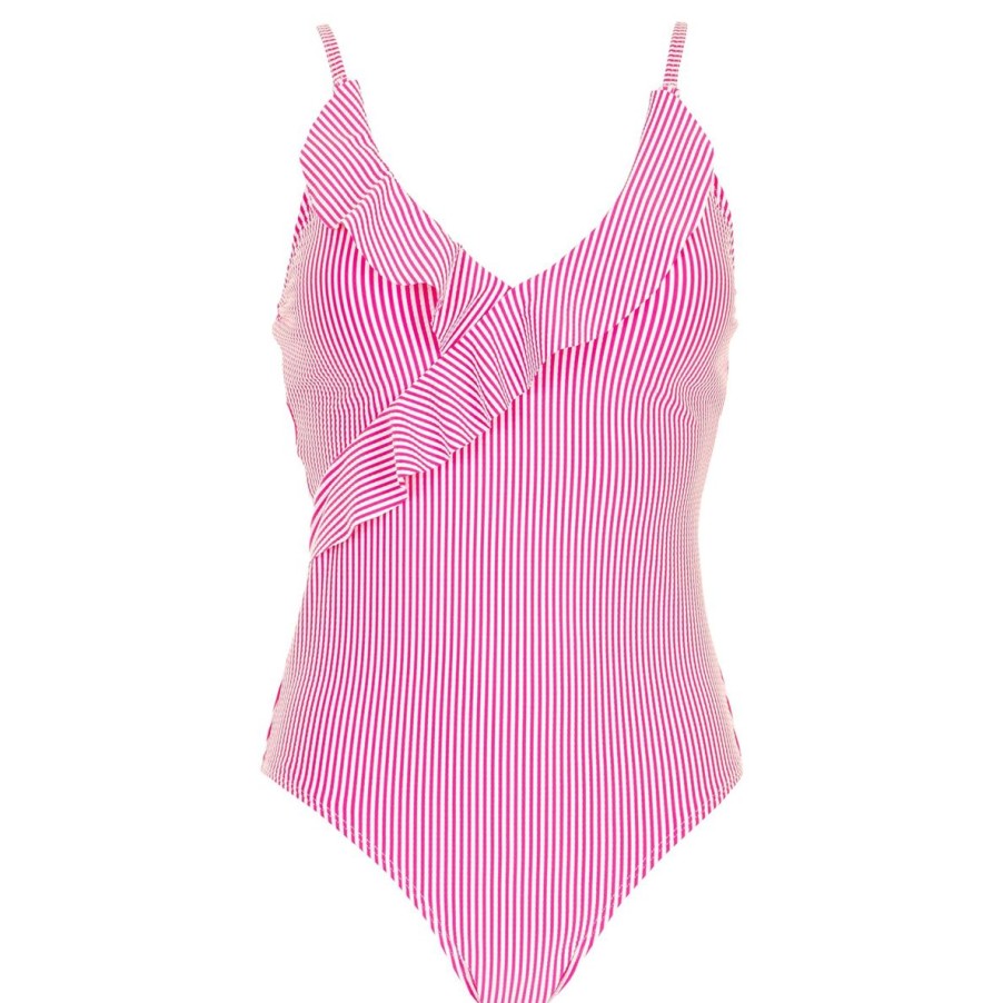 Badetoj Missya | Santorini Swimsuit - Raspberry