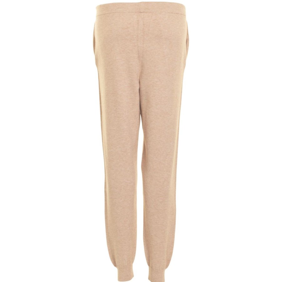 Hyggetoj Missya | Lazy Pant W. Rib - Nougat Melange