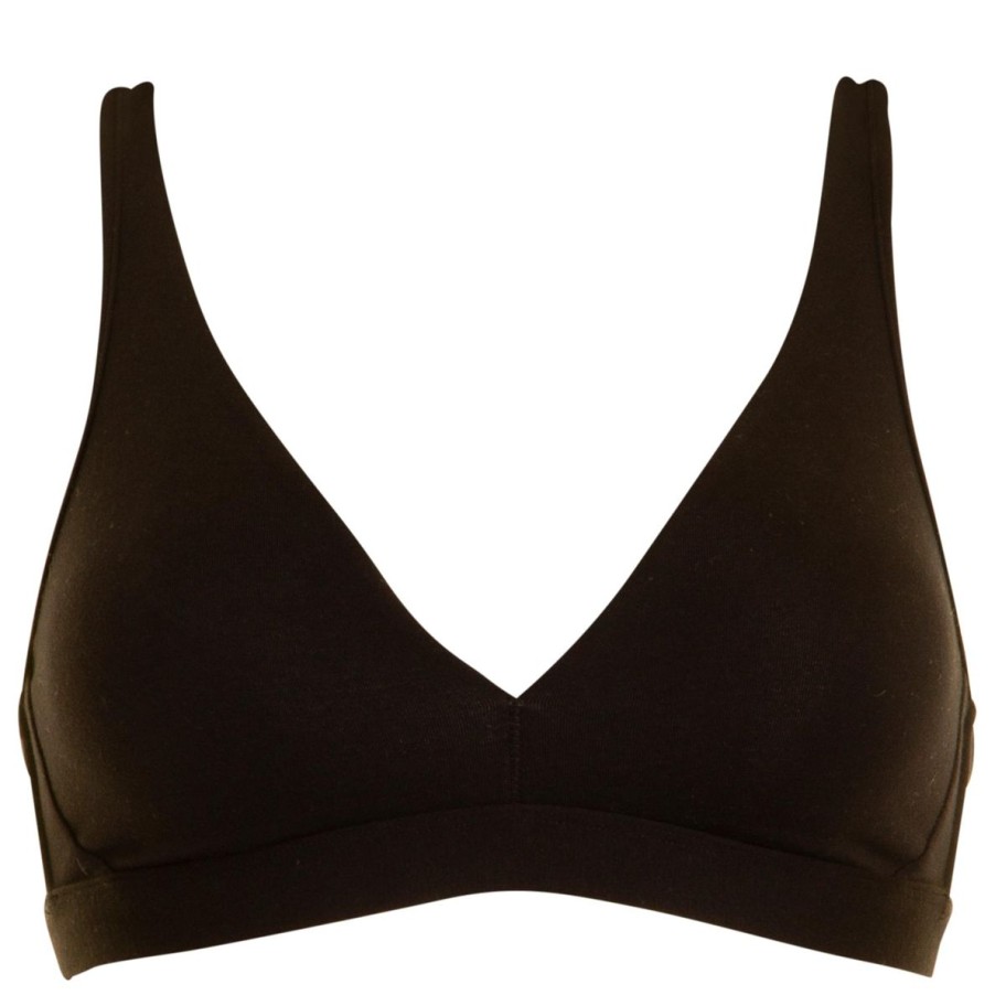 Undertoj Missya | Cotton Soft Bra - Black