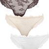 Undertoj Missya | Lace String 3-Pack - Dark Brown