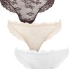 Undertoj Missya | Lace String 3-Pack - Dark Brown