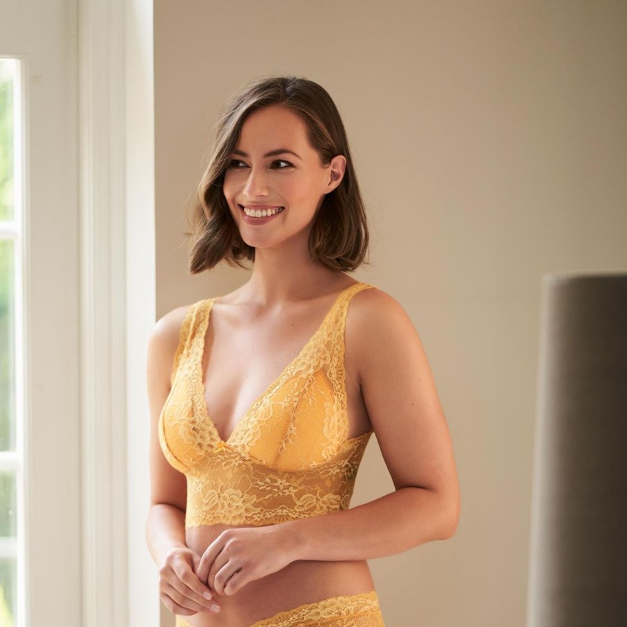 Undertoj Missya | Nicole Bra Top - Old Gold