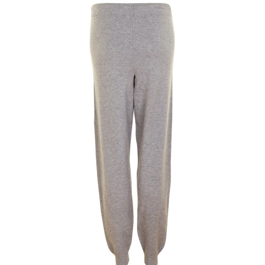 Hyggetoj Missya | Lazy Pant W. Rib - Grey Melange