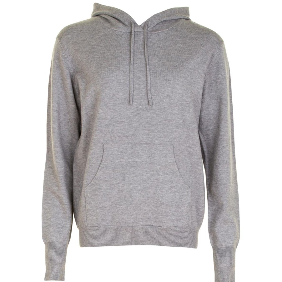 Hyggetoj Missya | Lazy Hoodie W. Rib - Grey Melange