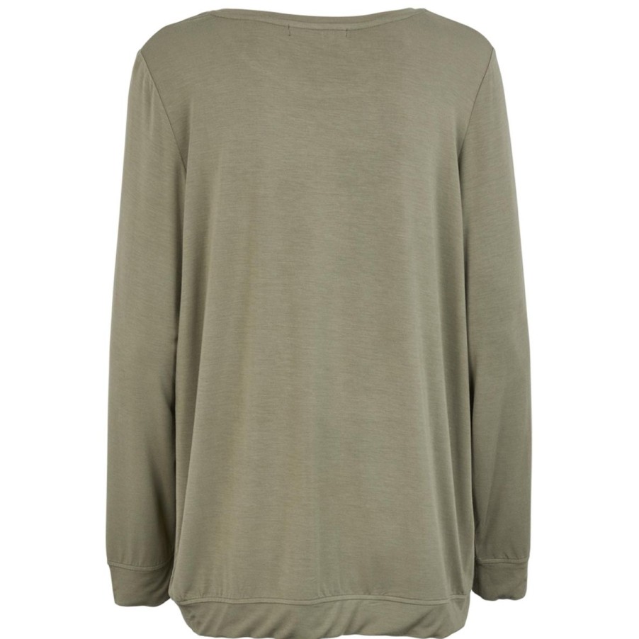 Hyggetoj Missya | Softness Shirt Ls - Deep Lichen Green