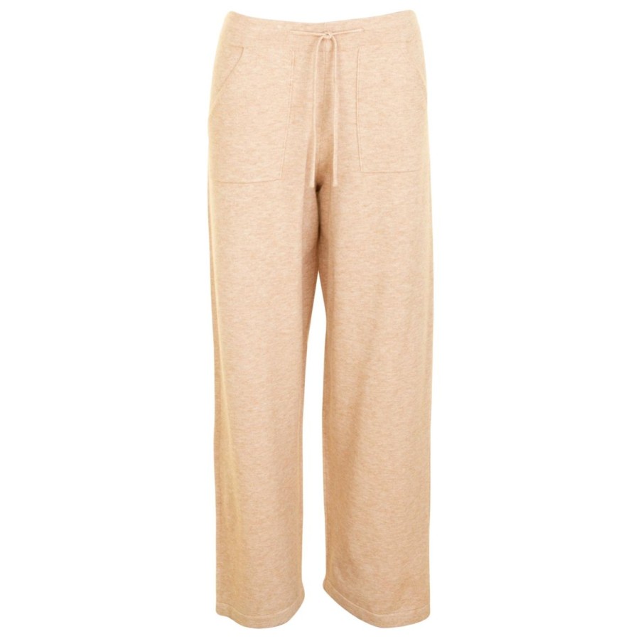 Hyggetoj Missya | Lazy Wide Pant - Nougat Melange