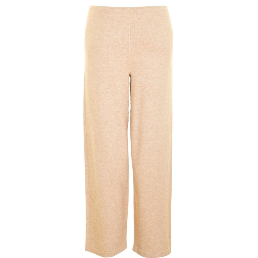 Hyggetoj Missya | Lazy Wide Pant - Nougat Melange