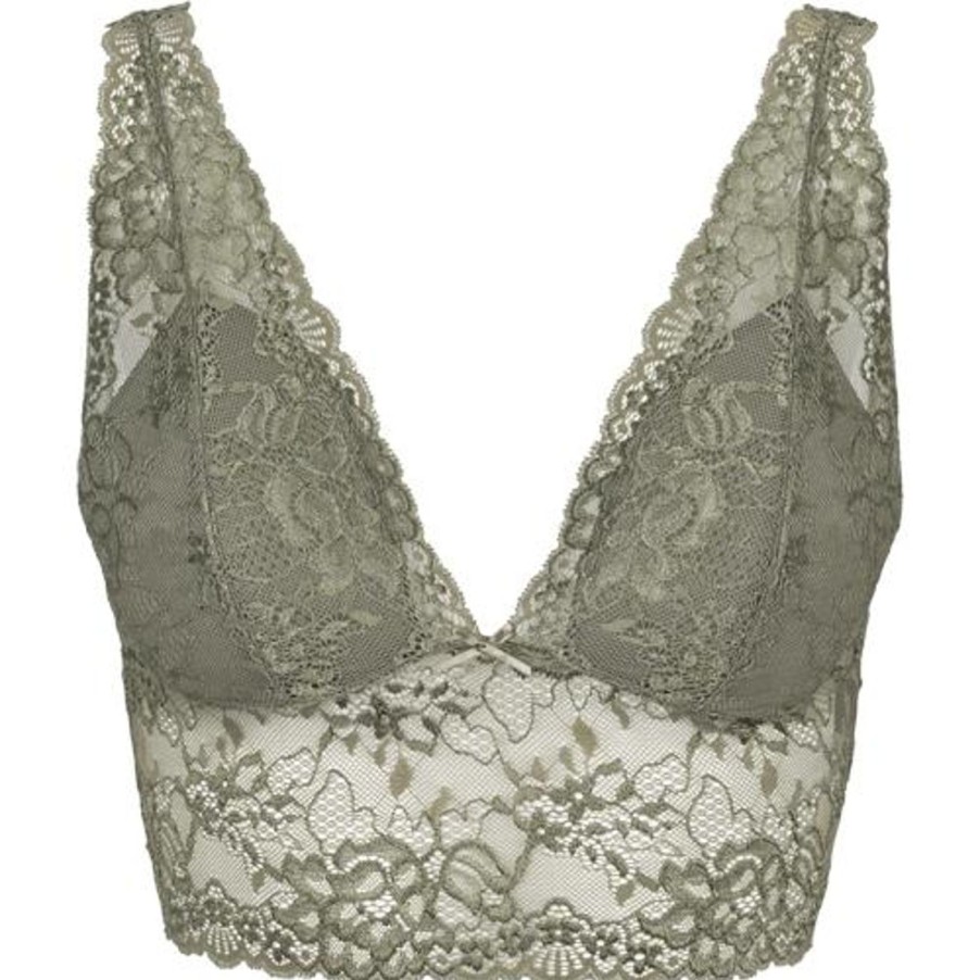 Undertoj Missya | Nicole Bra Top - Deep Lichen Green